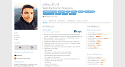 Desktop Screenshot of joffrey-letuve.com