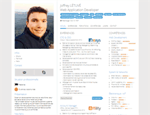 Tablet Screenshot of joffrey-letuve.com